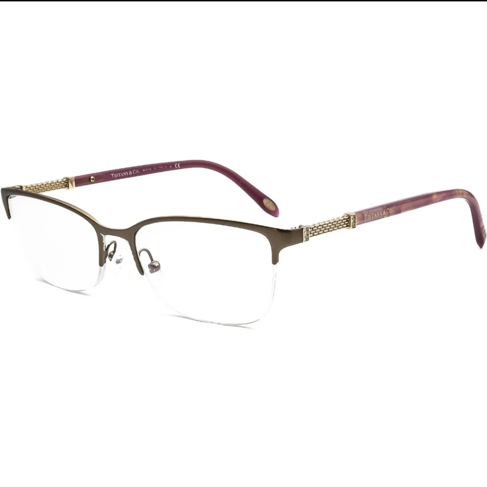 Tiffany & Company TF1111-B Eyeglasses Frame Only Cat Eye Metal Luxury #66